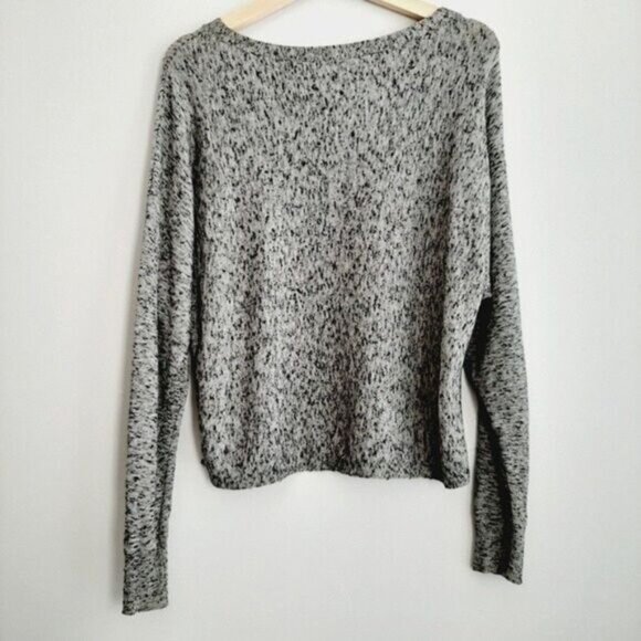 WILFRED Aritzia Dolman Sleeve Scoop Neck Top Gray Sz S Flawed - Picture 6 of 9